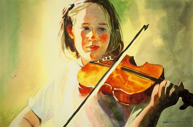 Kate on Violin